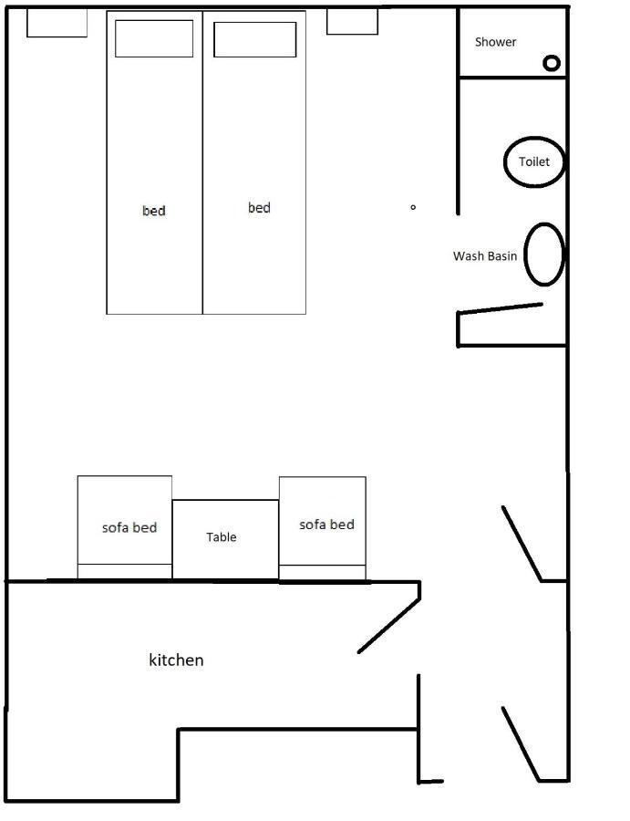 Apartment Kristina Dujmovic Baska Voda Luaran gambar